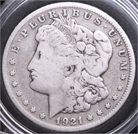 1921 MORGAN DOLLAR VG