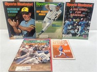 4 vintage Sports Illustrated & 1974 Smooth