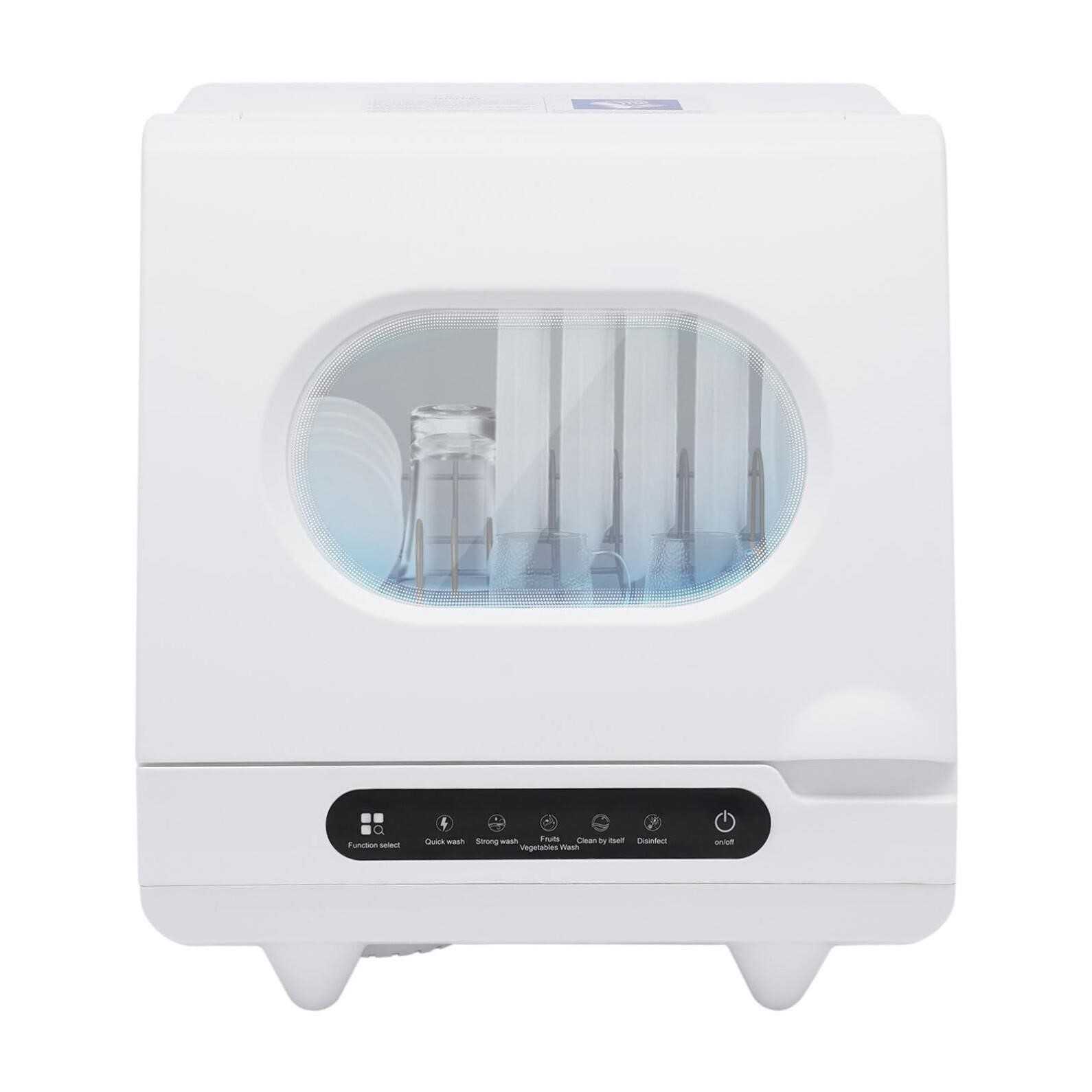 Portable Countertop Dishwasher, Mini Dishwasher wi