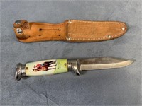 "RCMP Hunting Knife and Case"