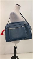 Traveling Bag American Tourister Leather Blue