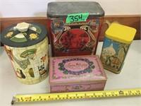 Tea Tins & Lot