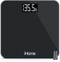 ($49) Digital Step On Bathroom Scale - iHome High