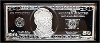 4 troy oz 1998 $50 silver proof