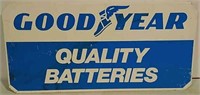 SST Goodyear Quality Batteries Sign