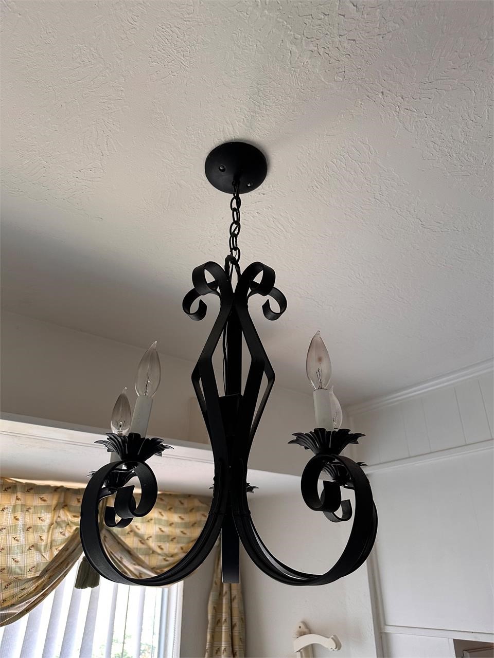 Black chandelier