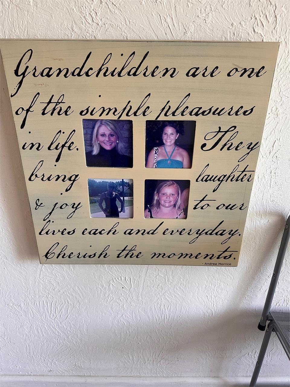 Grandchildren multi-picture frame