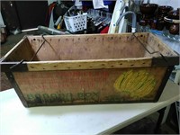 Vintage Wooden Banana BOX. Great for Artificial