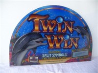 Twin Win Casino Glass Game topper 17 x 12"