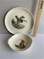 Roy Rogers Plate & Bowl