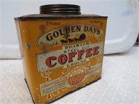 Rare Golden Days 2lb Coffee Tin