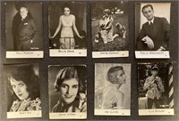 MOVIE STARS: 8 x PERSIA Tobacco Cards (1930)