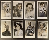MOVIE STARS: 14 x CAID Tobacco Cards (1932)
