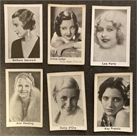 MOVIE STARS: 20 x AURELIA Tobacco Cards (1931)