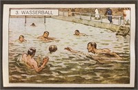 WATERPOLO: Victorian Chocolate Card (1900)