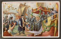 CHRISTOPHER COLUMBUS: Victorian Trade Card (1900)