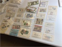 Postage stamps, US and International