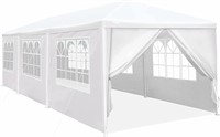 10x30 Gazebo Canopy with 8 Removable Walls