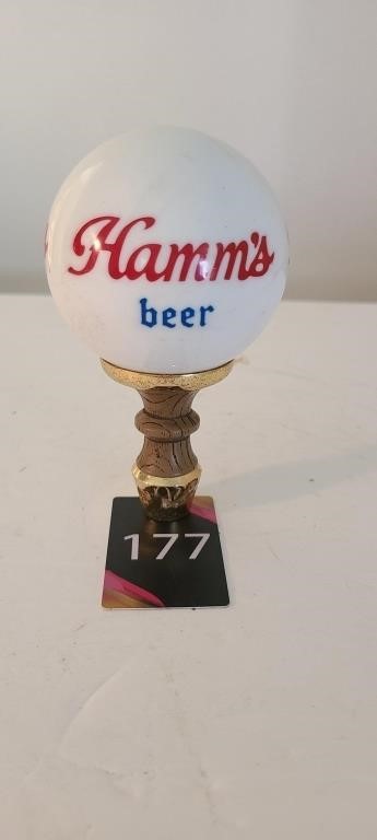 Hams Beer Globe Tap Handle