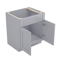 KITCHEN 2 DOORS SINK CABINET GREY RET.$317