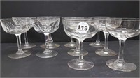 10 STEMWARE GLASSES