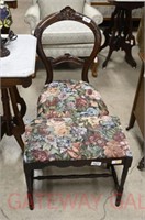 Victorian Chair & Vanity Bench: