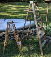 6 ft & 4 ft Wooden Step Ladders