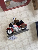 eagle motorcycle rider statue