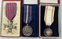 3 x Various Military Polish Medals
