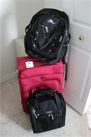 Samsonite Carry On, High Sierra Backpack, Suitcase