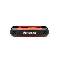 $11  Husky Folding Hex Key Set, SAE (9-Piece)