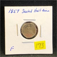 1857 Seated Half Dime