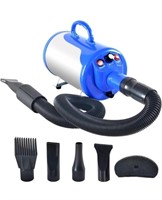 Grooming Blower with Heater Blue