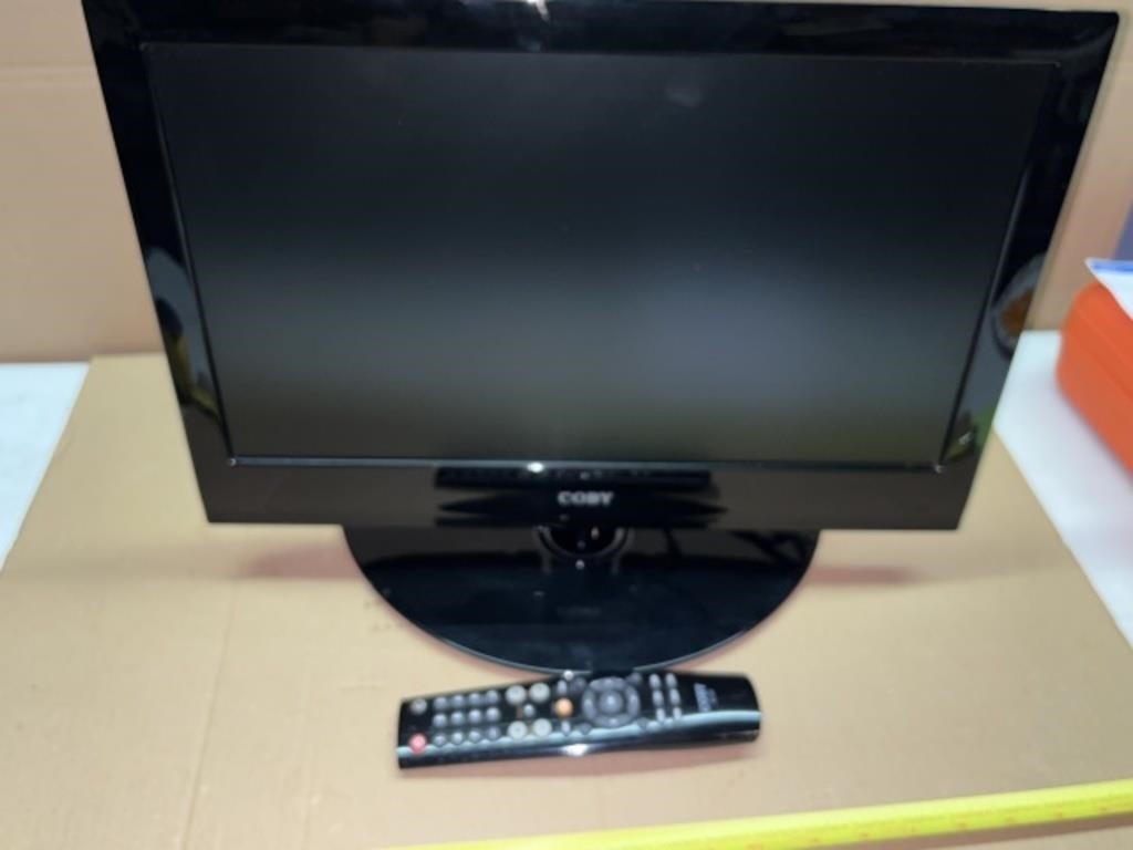 19" COBY LED TV w REMOTE