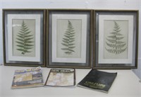 Three Original Leaf Art & Three Map Books See Info