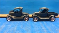 2 model t cars