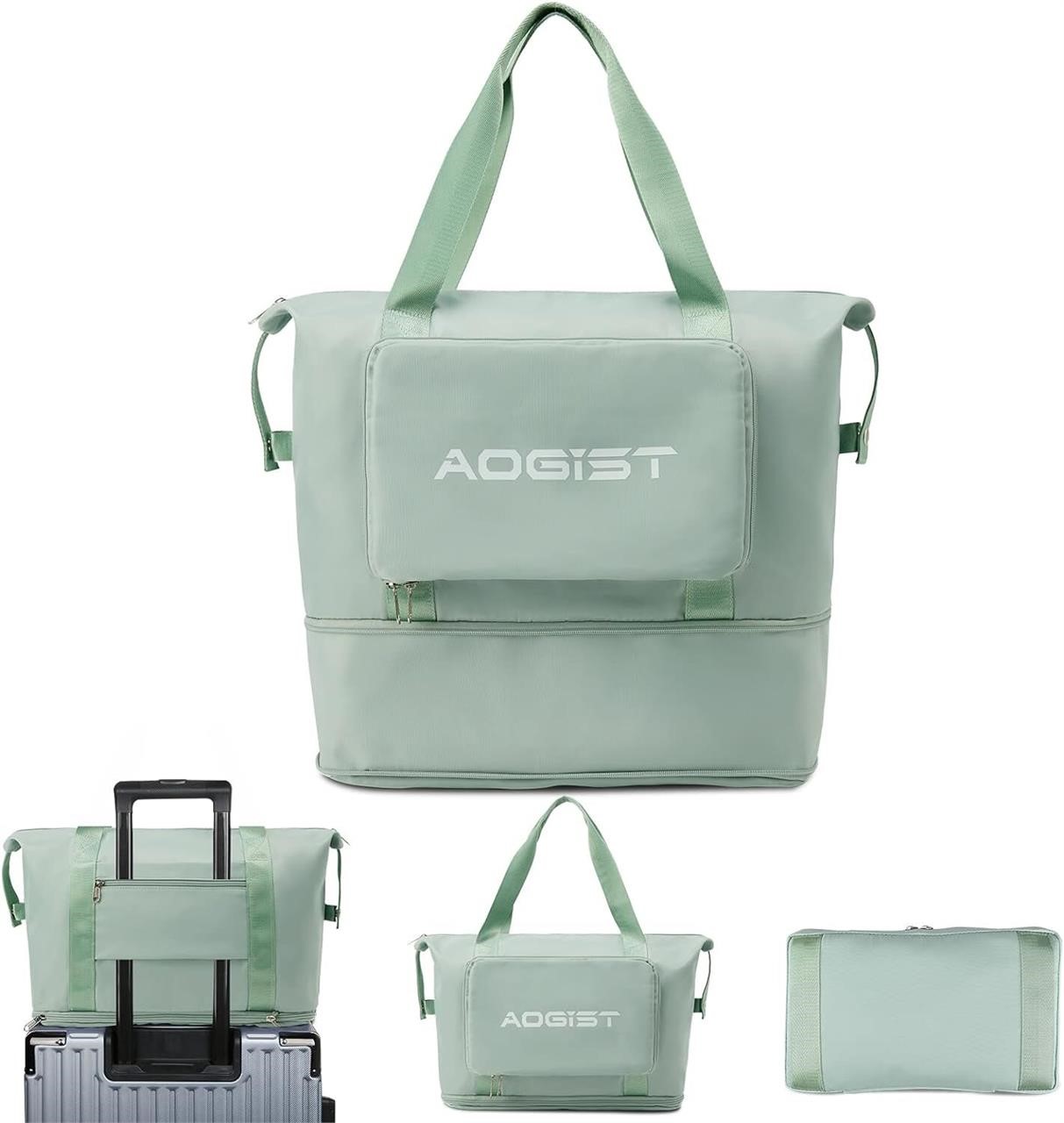 Aogist Weekender Bag  Heavy Duty  Green