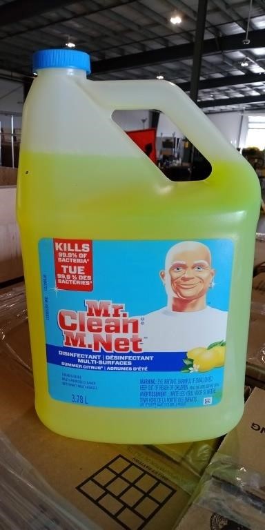 Skid Of Mr.Clean Disinfectant