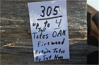 Firewood-Oak-Tall Totes