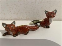 Miniature Red Fox Figurines