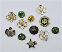 Collection of Vintage Girl Scout Pins