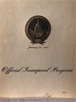 Official inaugural program January 20, 1969