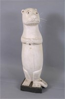 Hand Carved Otter by Unknown Artist, Relief