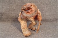 Vintage Norwegian Hand Carved Troll