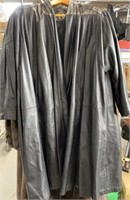 Leather long Coat size 44