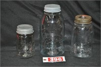 Drey "Perfect Mason" jars