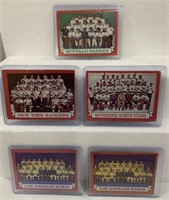 1973/74 Team  cards