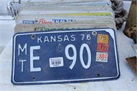 (34) LARGE LOT OF NEWER STATE LICENSE PLATES