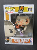 DEVIN BOOKER SIGNED SUNS FUNKO POP COA