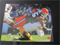 MYLES GARRETT SIGNED 8X10 PHOTO BROWNS COA